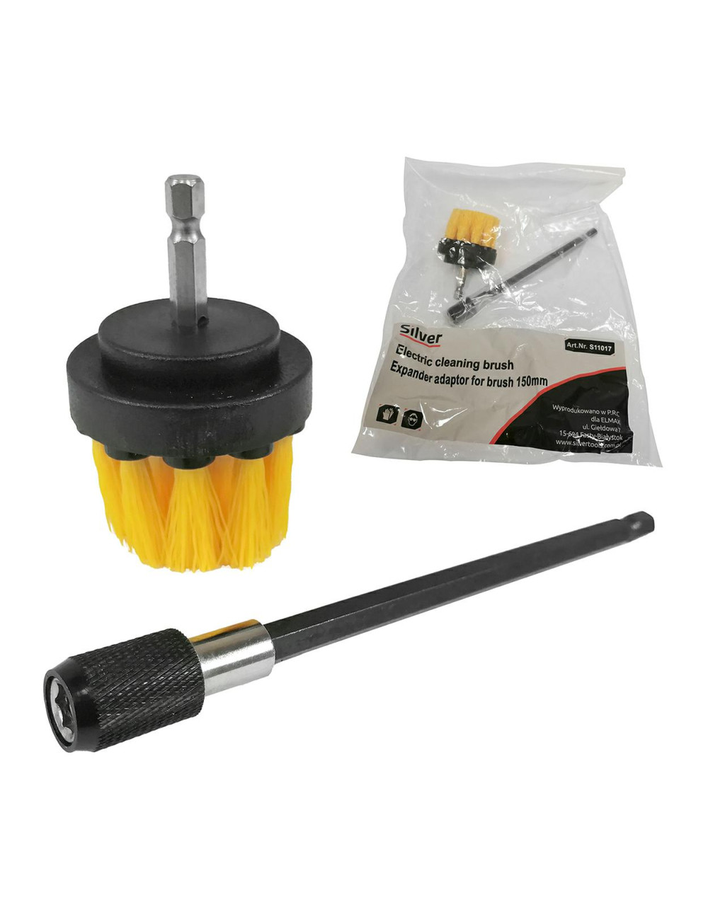 PRZEDŁUŻKA 150mm DO SZCZOTEK EX11019 SILVER