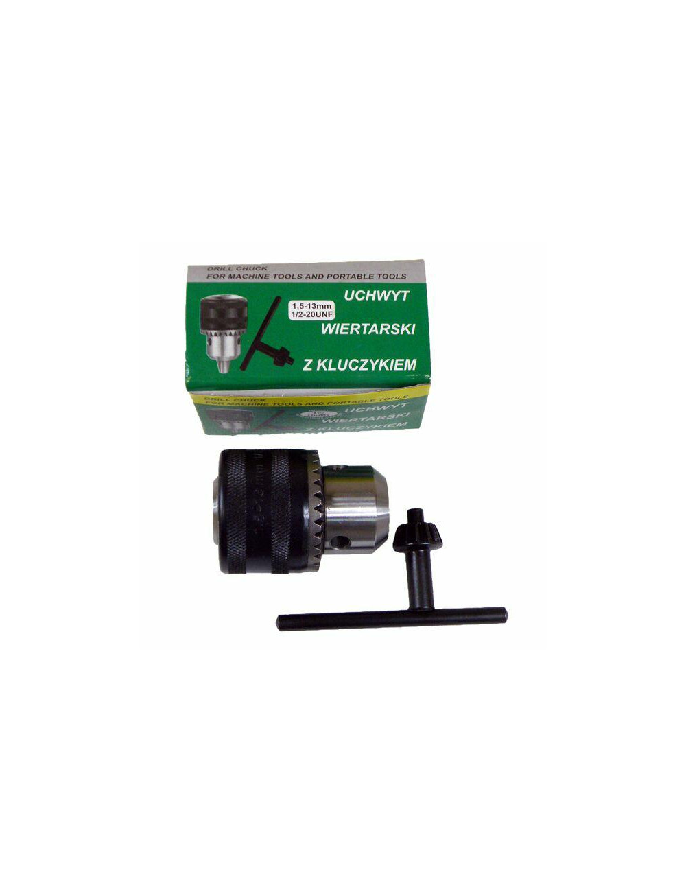 GŁÓWKA WIERTARKI 13mm 1 2 KLUCZYK SILVER