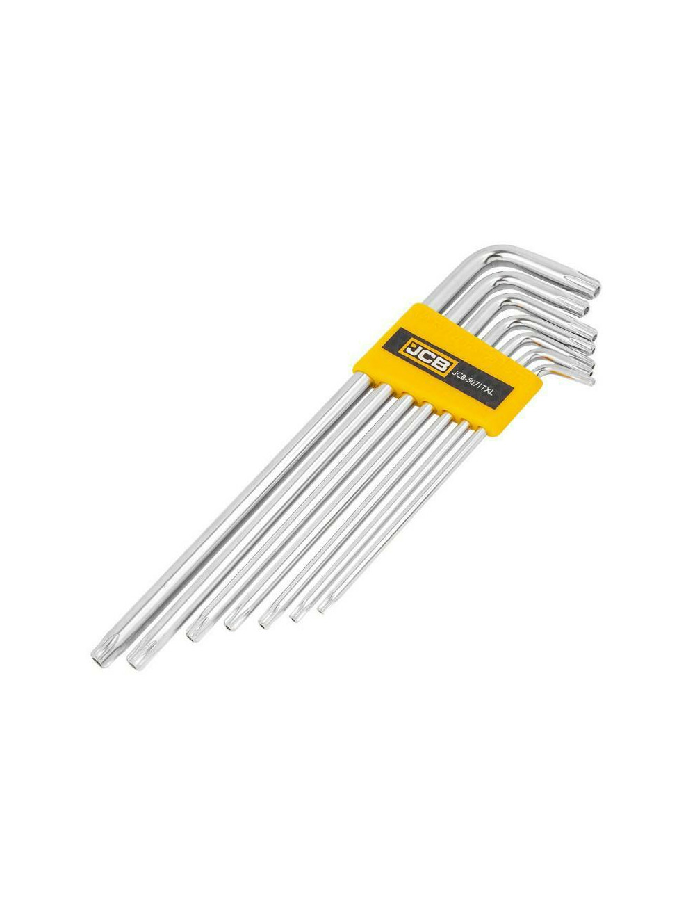 JCB TORX 7szt. B.DŁ. T10-T40 Z OTWOREM