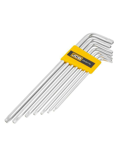 JCB TORX 7szt. B.DŁ. T10-T40 Z OTWOREM