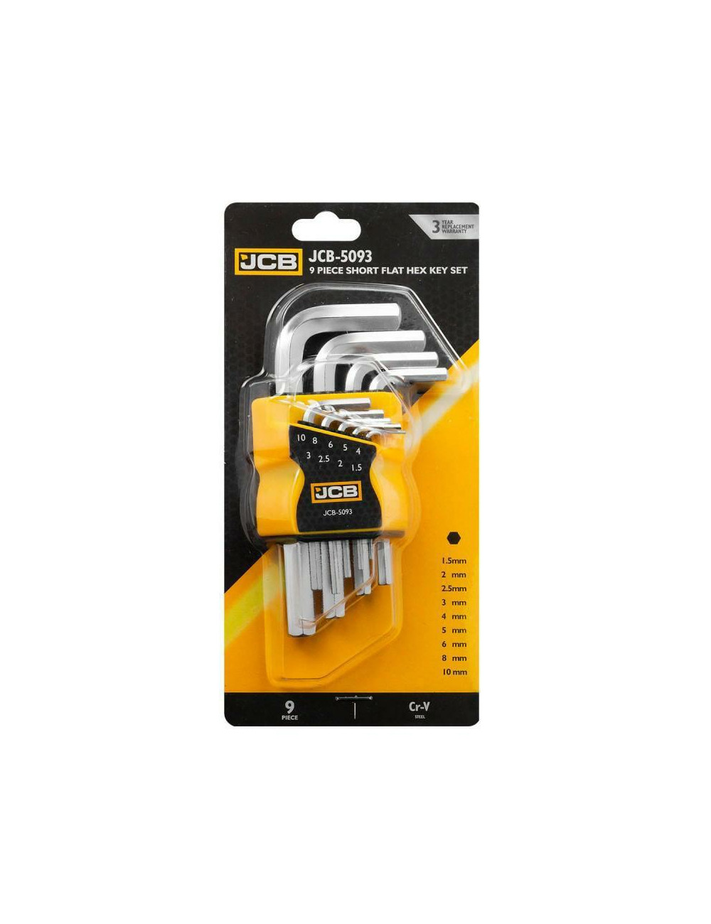 JCB IMBUSY 9szt. 1.5-10mm