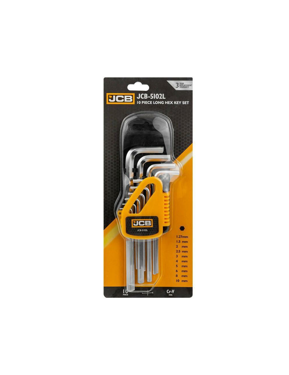 JCB IMBUSY 10szt. DŁ. 1.27-10mm