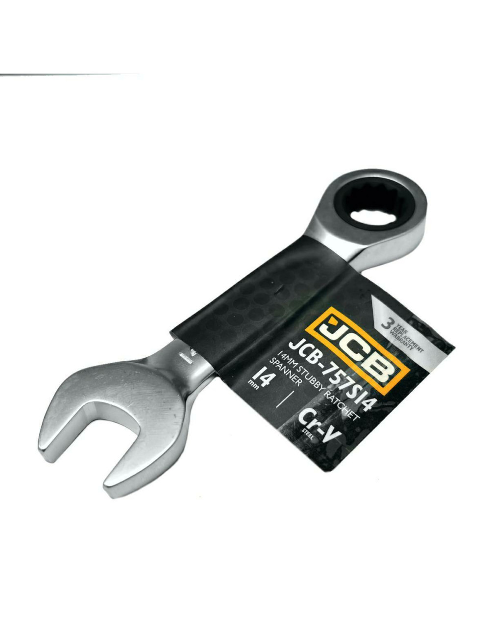 JCB KLUCZ PŁASKO-OCZKOWY Z GRZECHOTKĄ 14mm KRÓTKI