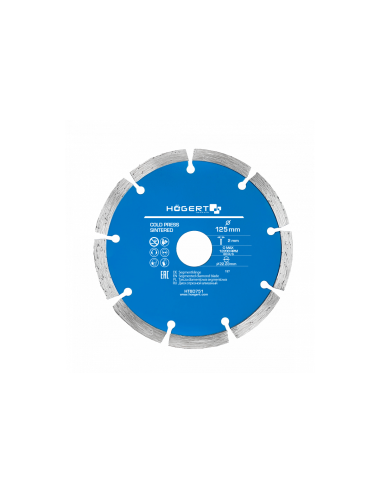 HOGERT TARCZA DIAMENTOWA 125x22,2 SEG.