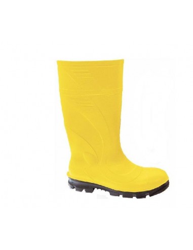 BUTY KALOSZ MĘSKI PU ŻÓŁTO-CZARNE ROZMIAR-47  /711