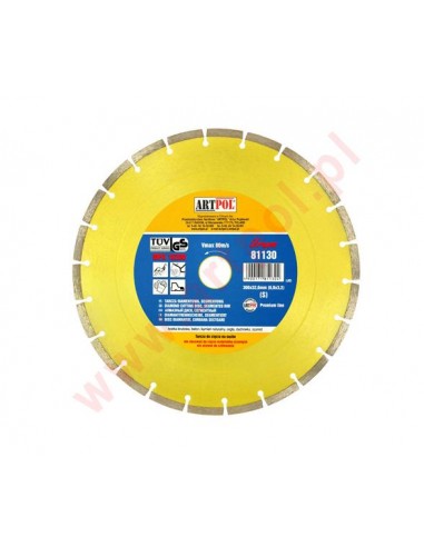 TARCZA DIAMENTOWA 300 x 32/25,4/22,2mm SEGMENTOWA /AR