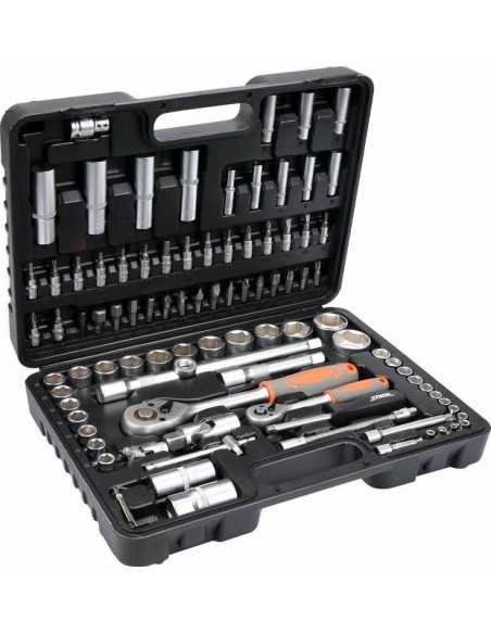 STHOR ZESTAW KLUCZY   94 ELEMENTÓW 1/2", 1/4    58687