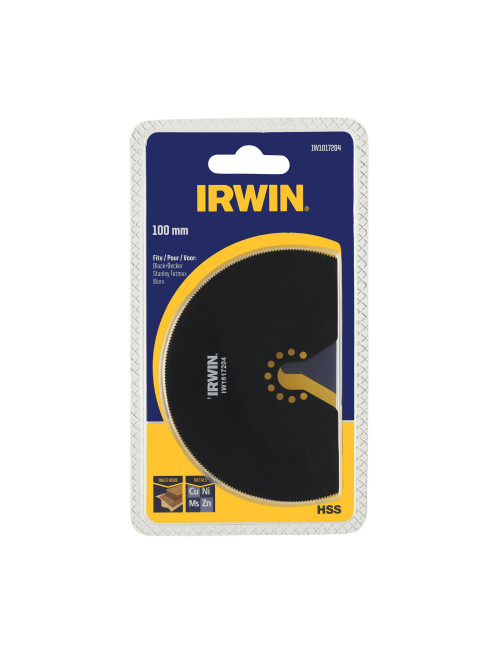 IRWIN BRZESZCZOT DO WIELOFUNKCYJNEJ SZLIFIERKI OSCYLACYJNEJ PÓŁOKRĄGŁY HSS 100mm