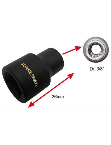 JONNESWAY NASADKA 11K ZACISKÓW HAM.SAM.CIĘŻ .