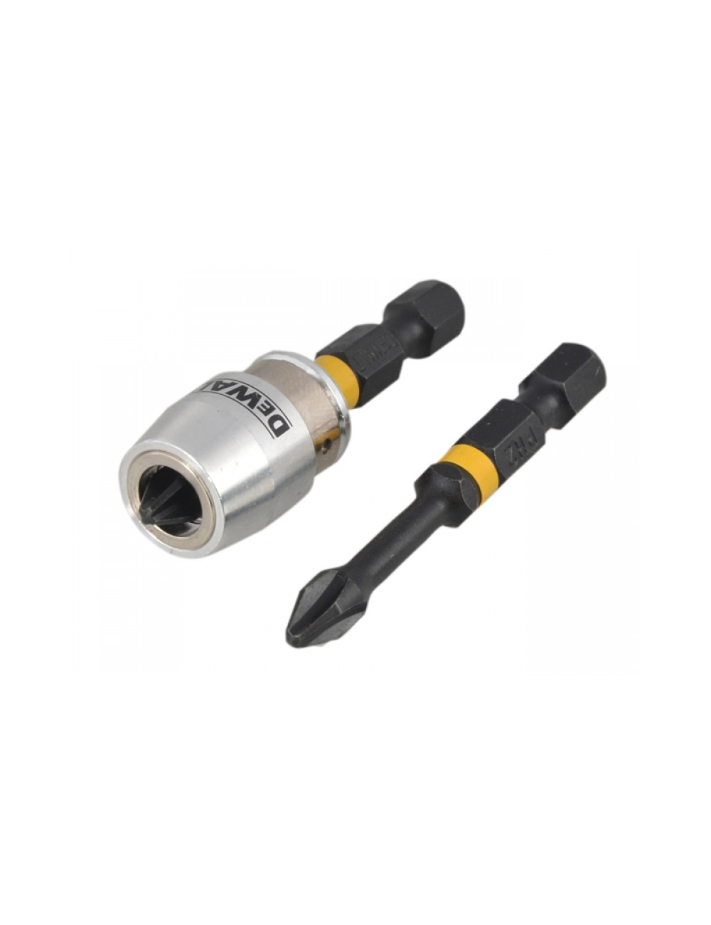 DEWALT KOŃCÓWKA UDAROWA PH2x50 2szt. + UCHWYT MAGNETYCZNY EXTREME IMPACT TORSION