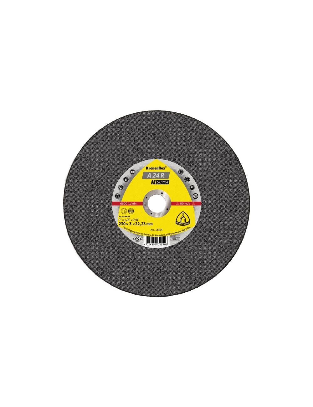 KLINGSPOR TARCZA MET 230mm x 3,0mm x 22,2mm A24R Supra