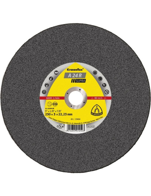 KLINGSPOR TARCZA MET 230mm x 3,0mm x 22,2mm A24R Supra
