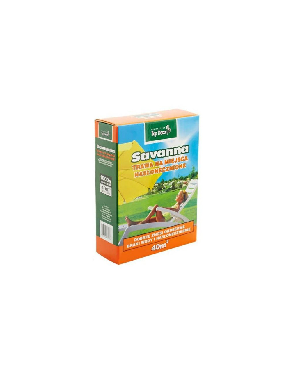 TRAWA SAVANNA 1 kg Ozn. partii: PL430 09 10060 M548 A