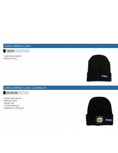 KING TONY CZAPKA ZIMOWA Z LOGO