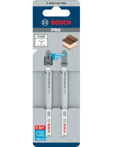 BOSCH BRZESZCZOT T PRO HARDWOOD CLEAN T101BF 100 mm 2szt.