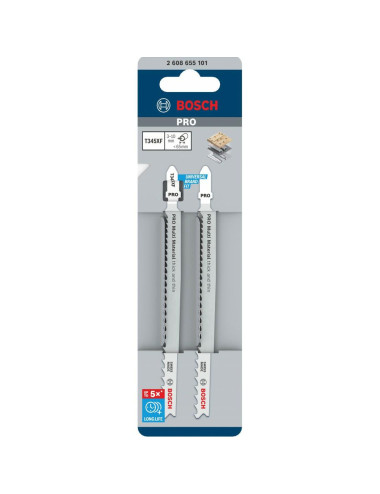 BOSCH BRZESZCZOT T PRO MULTI MATERIAL THICK AND THIN T345XF 132 mm 2szt.