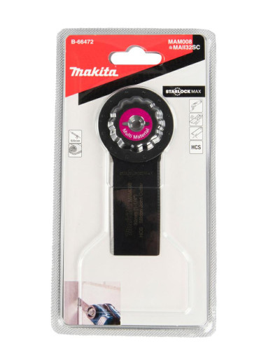 MAKITA MT SKROBAK HCS 32mm x 60mm MULTITOOL STARLOCK MAX