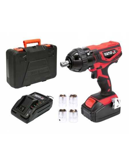YATO KLUCZ UDAROWY 18V 1/2 300Nm 1x2,0Ah LI-ION 82804