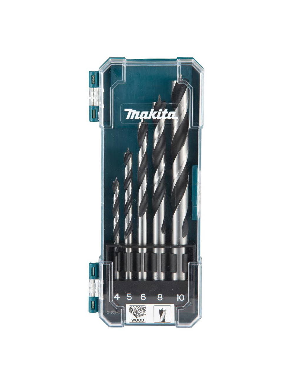 MAKITA ZESTAW WIERTŁA DO DREWNA 5szt. 4,5,6,8,10mm D-72861