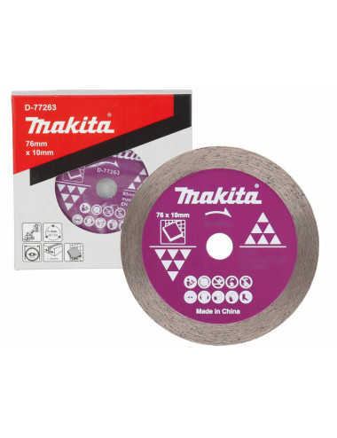 MAKITA TARCZA DIAMENTOWA 76x10mm PEŁNA (NA SUCHO)