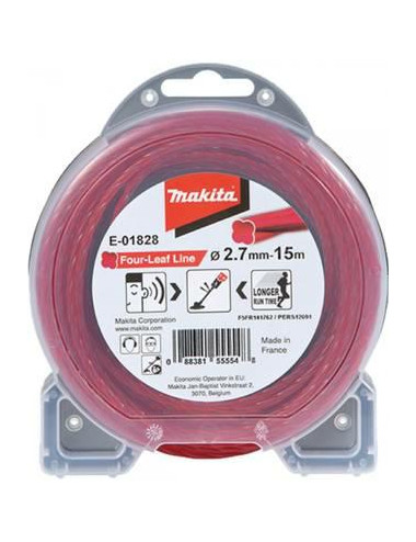 MAKITA ŻYŁKA NYLONOWA "KONICZYNA" 2,7mm 15mb