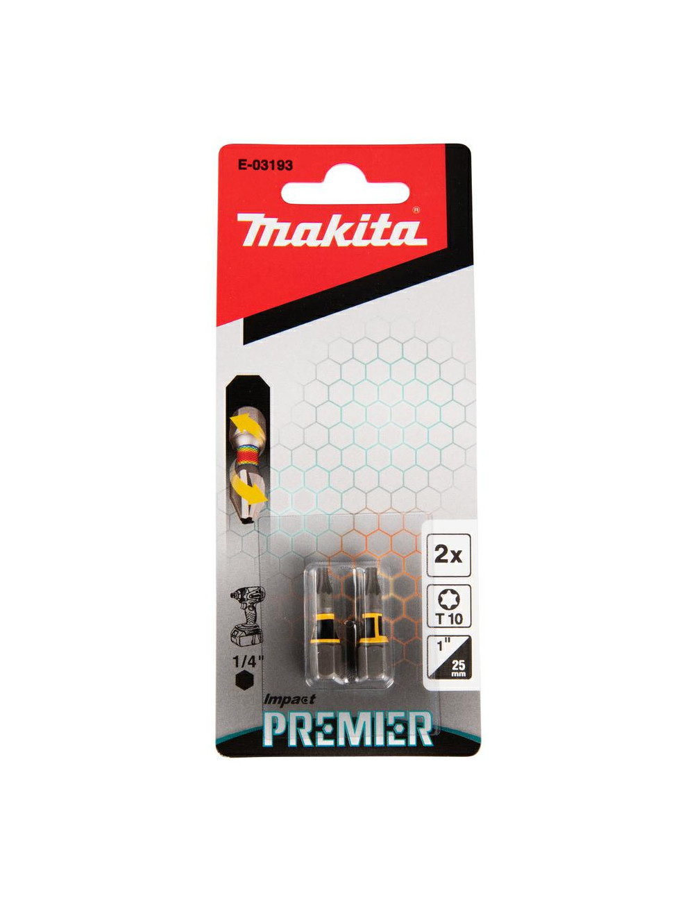 MAKITA KOŃCÓWKA WKRĘTAKOWA T10-25mm 2szt. IMPACT PREMIER