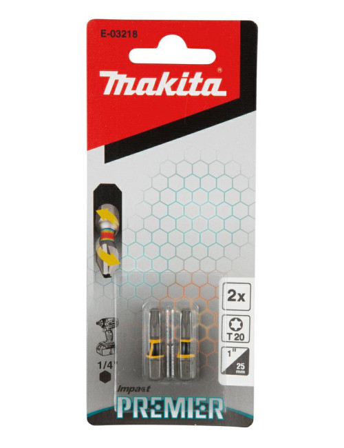 MAKITA KOŃCÓWKA WKRĘTAKOWA T20-25mm 2szt. IMPACT PREMIER