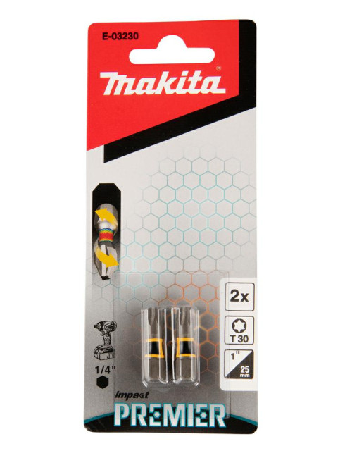 MAKITA KOŃCÓWKA WKRĘTAKOWA T30-25mm 2szt. IMPACT PREMIER