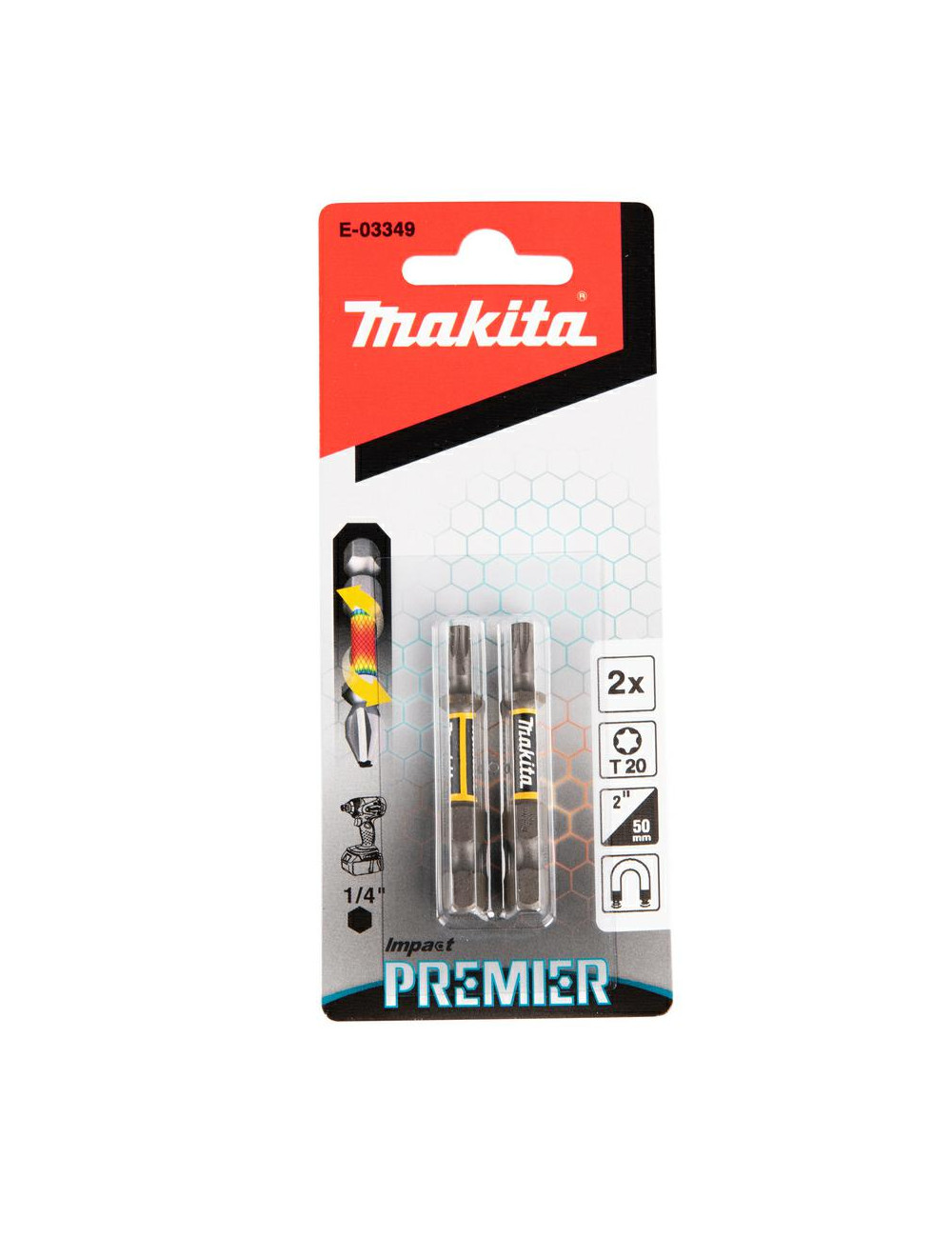 MAKITA KOŃCÓWKA WKRĘTAKOWA T20-50mm 2szt. IMPACT PREMIER