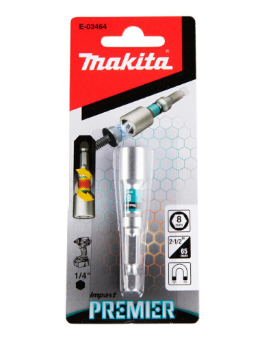 MAKITA UDAROWA NASADKA MAGNETYCZNA 1/4" HEX 8x65mm IP