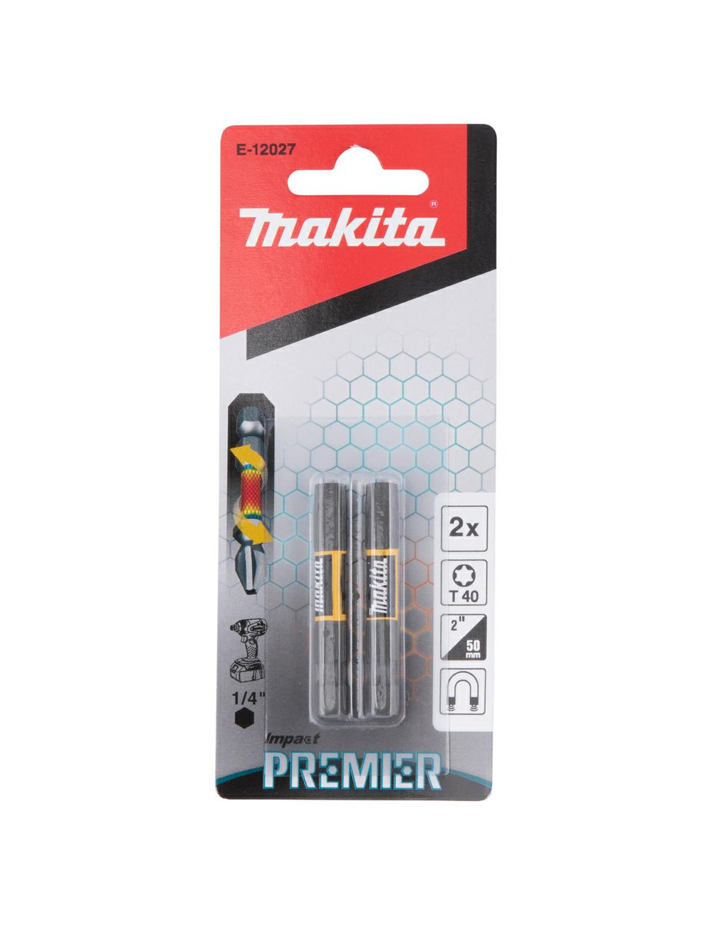 MAKITA KOŃCÓWKA WKRĘTAKOWA T40-50mm 2szt. IMPACT PREMIER