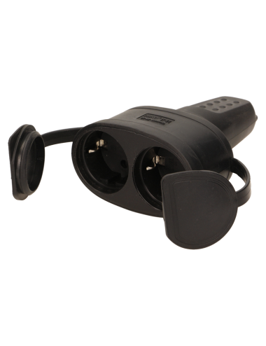 ORNO GNIAZDO GUMOWE PODWÓJNE HERMETYCZNE 2P + Z IP 44 &amp;&amp;