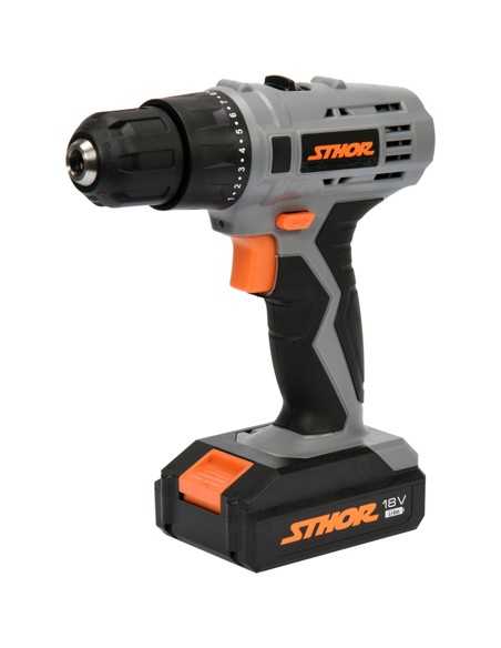 STHOR WIERTARKO - WKRĘTARKA AKUMULATOR LI-ION 18V   78972