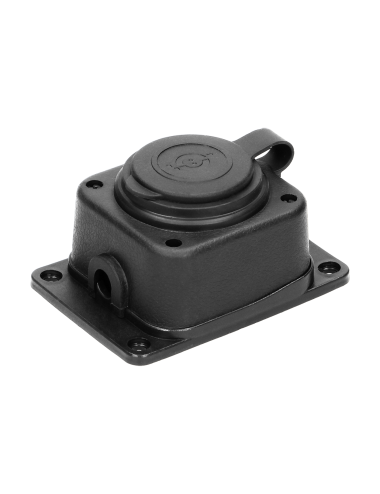 ORNO ROZGAŁĘŹNIK BRYZGOSZCZELNY I ODPORNY NA UDERZENIA IP44, 1x GNIAZDO 2P+Z GUMOWY, UNIEPALNIONY, SCHUKO