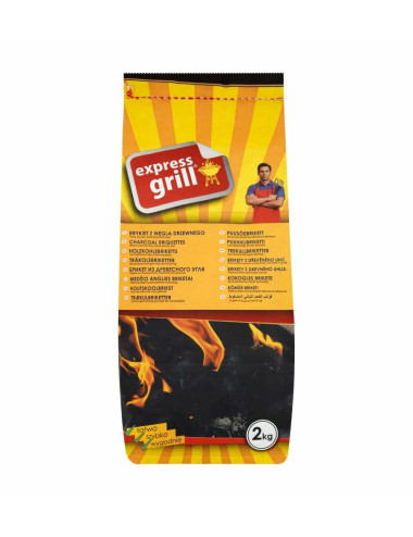 BRYKIET EXPRESSGRILL 2 KG