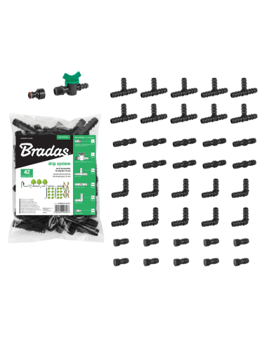 ZESTAW AKCESORIÓW DO LINII KROPLUJĄCEJ 16mm 42szt.