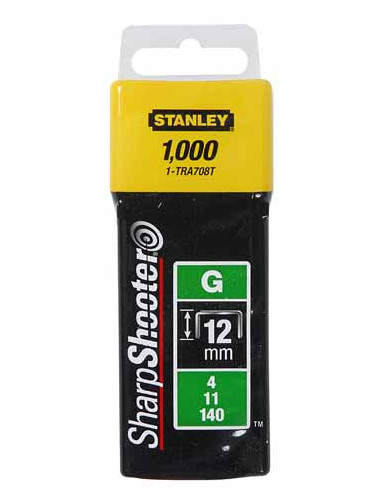 STANLEY ZSZYWKI G 12mm 1000