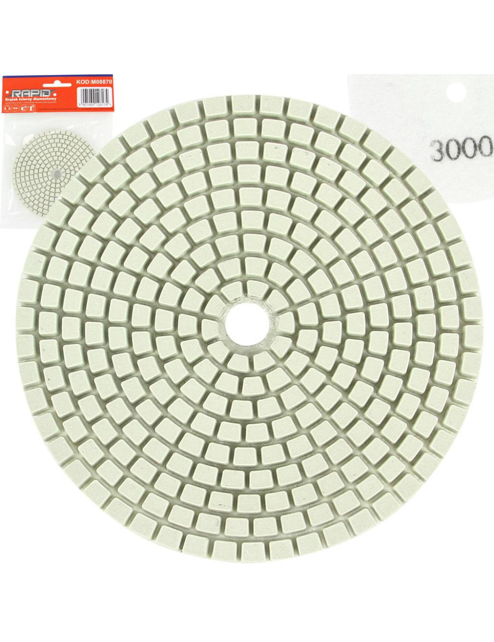 KRĄŻEK ŚCIERNY DIAMENTOWY 100mm P3000 MAR-POL