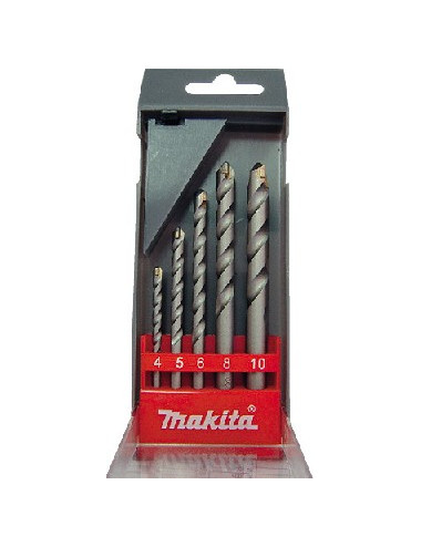 MAKITA ZESTAW WIERT.CYLINDR. BETON 5szt 4, 5, 6, 8, 10 mm