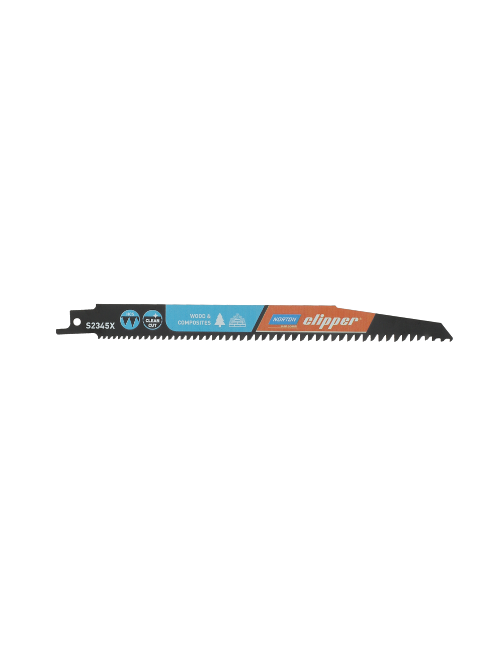 NORTON BRZESZCZOT S2345X 200mm 2szt. MIĘKKIE DREWNO, DREWNO BUDOWLANE