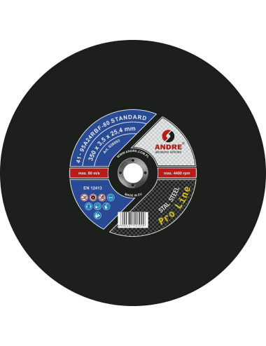 ANDRE TARCZA DO METALU 350 x 3,5mm x 25,4mm STANDARD PRO LINE 95A24RBF