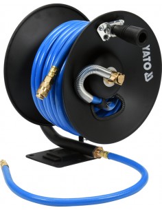 YATO PRZEWÓD / WĄŻ PNEUMATYCZNY NA ZWIJAKU 15m x 10mm Z SZYBKOZŁĄCZAMI