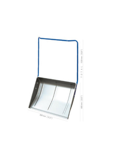 PP.ŁOPATA PODWÓJNA STRONGMAN ALUM. 80cm