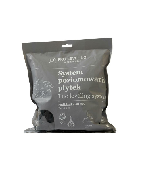 SYSTEM POZIOMOWANIA PŁYTEK PODKŁADKA 50szt. PRO-LEVELING