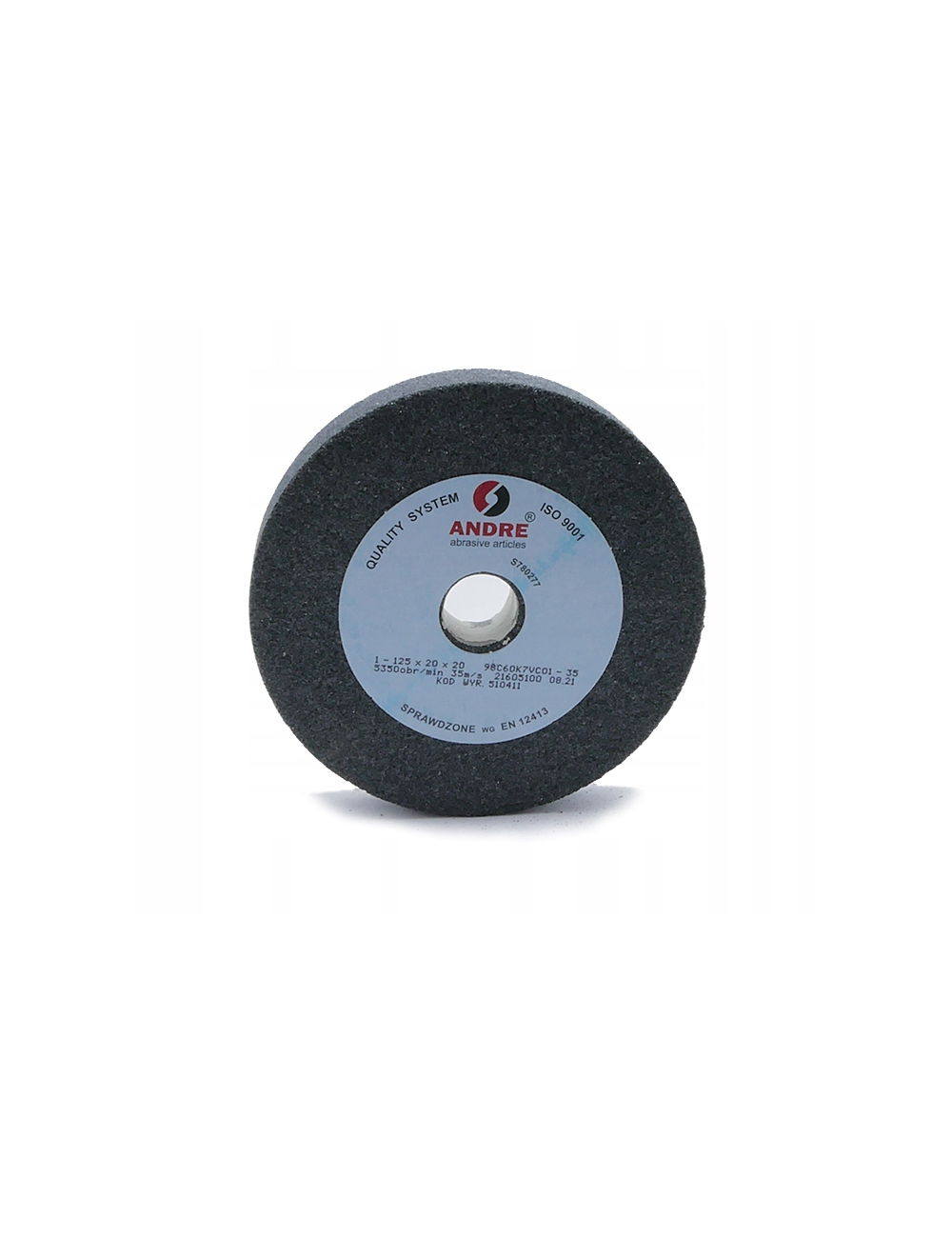 ANDRE ŚCIERNICA PŁASKA 125mm x 20mm x 20mm 98C60K7VC01-35 CZARNA "TYP 1"