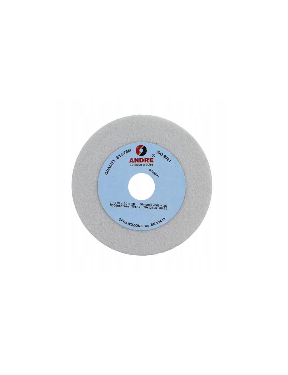 ANDRE ŚCIERNICA PŁASKA 125mm x 20mm x 20mm 99A60K7VE01-35 BIAŁA "TYP 1"