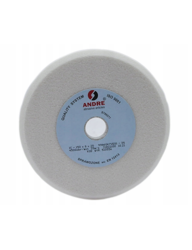 ANDRE ŚCIERNICA PROFILOWANA 150mm x 8mm x 20mm 99A60K7VE01-35 BIAŁA "TYP 1C"