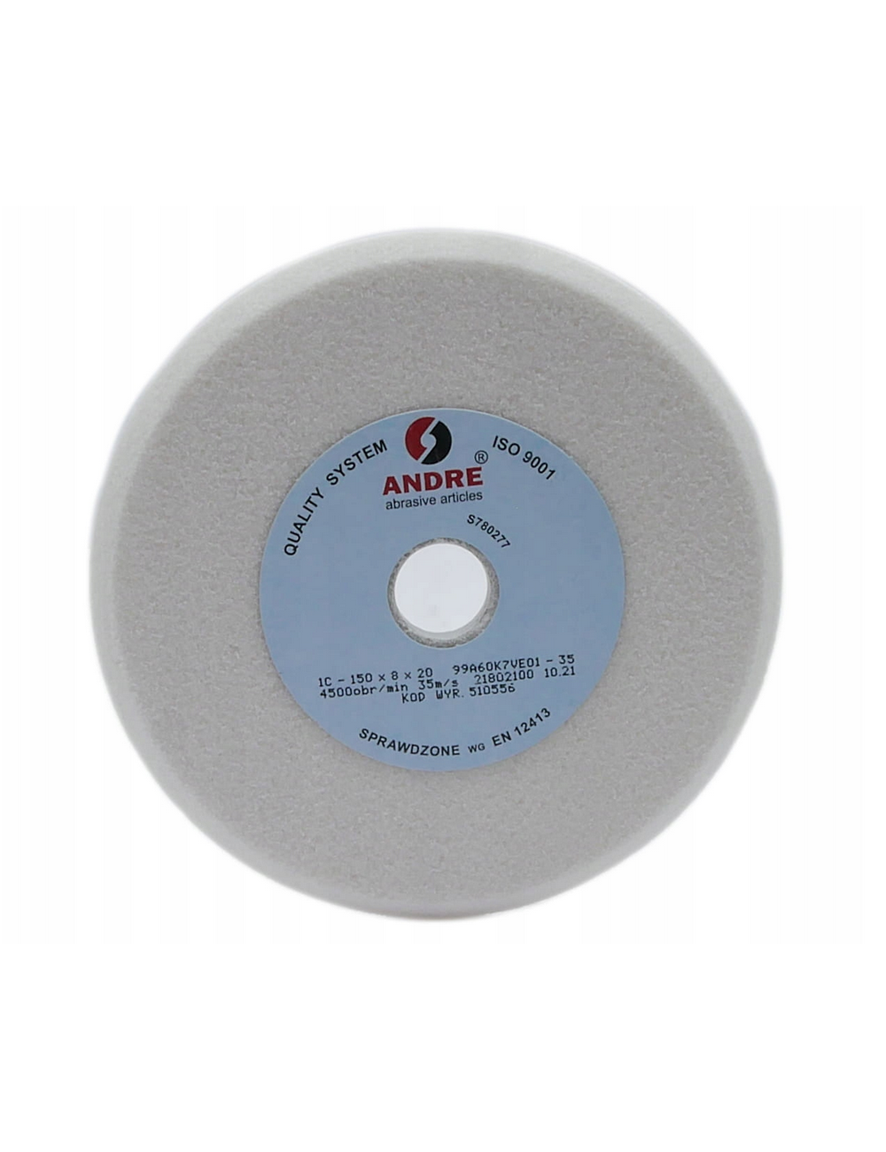ANDRE ŚCIERNICA PROFILOWANA 150mm x 8mm x 20mm 99A60K7VE01-35 BIAŁA "TYP 1C"
