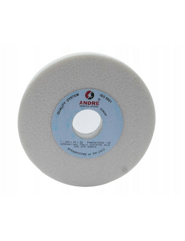 ANDRE ŚCIERNICA PŁASKA 150mm x 20mm x 32mm 99A60K7VE01-35 BIAŁA "TYP 1"