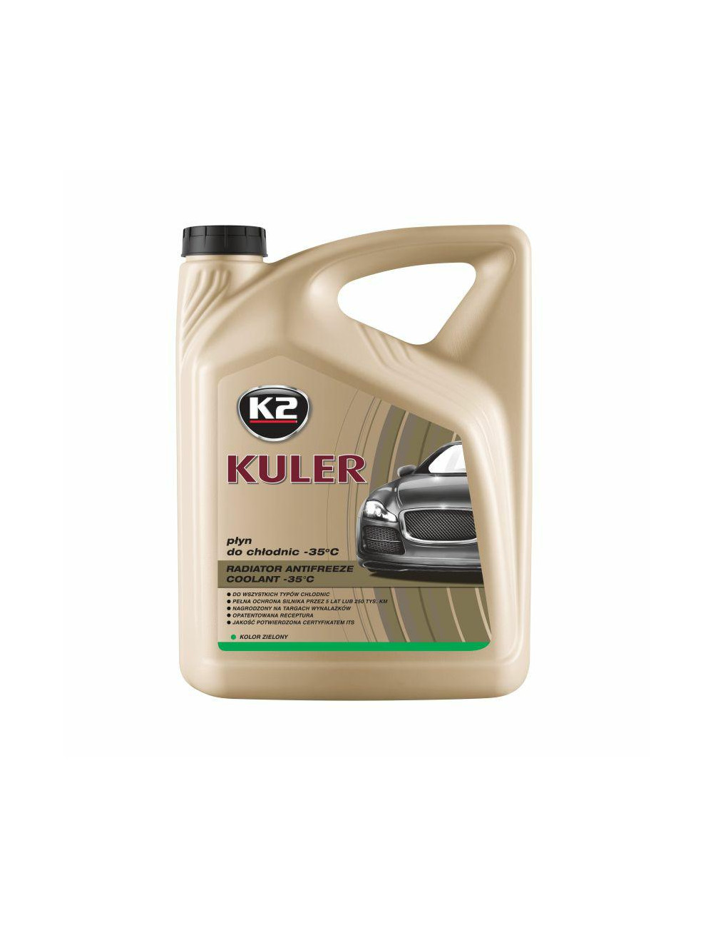 K2 PŁYN DO CHŁODNIC KULER -35C 5L ZIELONY